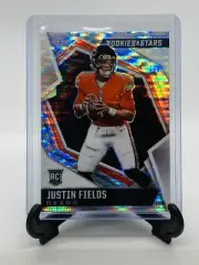Justin Fields RC Green Prizm Lot 3 Chicago Bears Rookies & Stars Card 2021 Pop