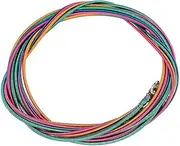 Electric Bass Strings,Four Color Roundwound Bass Guitar Strings Steel Durable Bass Strings, String Bass Coloured for Bass Beginner Portable 4-String Bass Strings