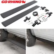 Go Rhino 20404887PC E1 Electric Running Boards for GM Silverado Sierra Crew Cab
