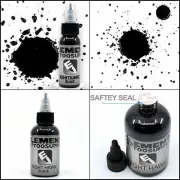 Dark Black Tattoo Ink Lining Shading Color Tattooing Nighthawk 1oz