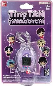 Tamagotchi Nano TinyTAN Purple | BTS TinyTAN 4cm Purple Virtual Pet Hand Held Games Machine | Electronic Cyber Pet with All 7 BTS Stars | Mini Retro Tamagotchi Original Fun with Electronic Pets Toy