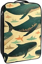 [YTYVAGT] Shoe Bags for Travel,Travel Shoe Bags for Packing,Shoe Travel Bag,Art Whale Animal Pattern