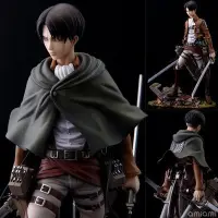 在飛比找蝦皮購物優惠-進擊的巨人 Levi Ackerman PVC 人偶模型 2