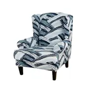 Stretch Armchair Cover Wing Back Chair Slipcover for Living Room Bedroom-Style 3