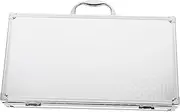 [KAILIKETIY] Reinforced Corners Aluminum Toolbox Strong Protection Hard Shell Carrying Case Metal Storage Case Aluminum Alloy Toolbox Portable