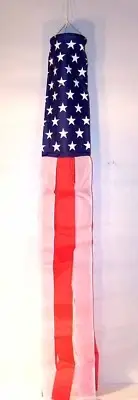 2 AMERICAN FLAG WINDSOCK cars buggy motorcycle bikes