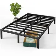 Zinus ELIAS Double Metal Platform Bed Frame Steel Slat Mattress Base