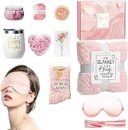 Sympathy Basket for Women | Self-Care Birthday Basket for Women | Relaxation Set for Mother's Day Postpartum Recovery Bridal Shower