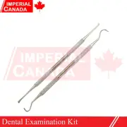 Dental Examination Kit Sickle Scaler Tartar Remover Calculus Plaque Hygi DS-2162