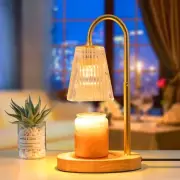 Candle Warmer Lamp with Timer Dimmer Vintage Electric Wax Warmer Home Decor f...