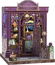 CUTEBEE Book Nook Kit - DIY Miniature House Dollhouse Kit for Adults and Teens, Booknook Tiny House Bookshelf Decor 3D Wooden Puzzle for Family, Friends (The Astrology Bookshop)