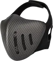 TPU Outdoor Tactics Face Shield Protection Equipment for Field Shooting Hunting CS Simulation GamesCarbon Fiber Color
