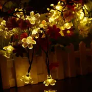 200LED Solar Fairy String Lights Cherry Blossoms Outdoor Garden Party Decor