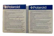 2 VTG POLAROID TYPE 600 COLOR FILM-SEALED EXP. 04/04 NEW OLD STOCK
