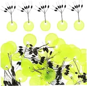 BESPORTBLE 100pcs Shaped Rubber Stops for Fishing Convenient Fishing Accessories Lightweight Float Stoppers for Rivers Lakes