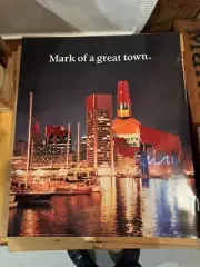 Maker’s Mark Poster Dipped Baltimore, MD, 18” X 24 Promotional HARD TO FIND