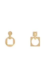 Jacquemus Square Round D Earrings
