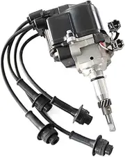 4Y Distributor(Electronic triggering) Compatible with TY forklift 8FGU15 4Y 2.2L L4 2P+2P 19040-78150 FDW-495E 1979-1988