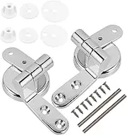 1 Set Soft Closing Toilet Seat Hinge Durable Zinc Alloy Toilet Cover Hinge with Screws Practical and Sturdy Accessory for Easy Installation and Long Lasting Use
