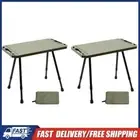 Folding Camping Table Portable Picnic Table Beach Table for Outdoor (Green)