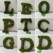 Natural Moss Foam Crafting Decorative DIY Monogram Letter (Pick One)