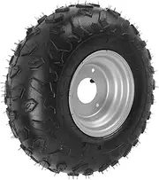 Oreilet New 145/70-6 Wheel, 145x70-6 High Performance Premium Rubber Tire, ATV Tubeless Tyre for Mini Bike ATV Quad Off Road Go Kart Cart