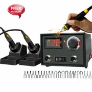 Digital Display Pyrography Machine Gourd Wood Burning Dual Pen Craft Tools 220V