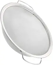 TEHAUX Stainless Steel Paint Filter Strainer Mesh Reusable Paint Strainer with Double Handle and Coatings Efficient Filtering Tool for Smooth Finish