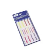 OVERDOSE Buzz Break cut letter rim sticker BB-ST-006