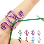 Handmade Crochet Tension Ring, Lefties & Righties Yarn Tension Control, Adjustab
