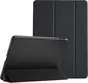 ProCase iPad 9.7 Case 2018 iPad 6th Generation/2017 iPad 5th Generation Case(Model: A1893 A1954 A1822 A1823), Ultra Slim Lightweight Stand Case with Translucent Frosted Back Smart Cover -Black
