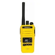 UNIDEN 5 Watt UHF IP55 LCD Screen Handheld Radio - Yellow UH755-Y