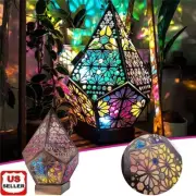 LED Colorful Diamond Lights Polar Star Large Floor Lamp Bohemia Decor Floor Lamp