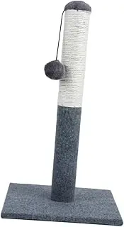 VERDANVERSE Durable Cat Scratch Board Grey Sisal Grinding for Indoor Cats Interactive Claw Grinding Prop Space Saving Design for Fun and Relaxation