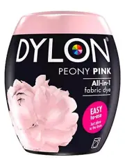 DYLON Machine Dye Pod, Peony Pink, easy-to-use fabric colour for laundry, 350g