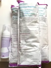 Frida Mom Postpartum Recovery Lot 3 Instant Ice Pads 1 Sealed Perineal Foam