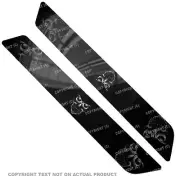 Saddlebag Reflector Decals For 14 Up Harley - GHOST SKULL - 036