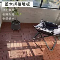 在飛比找momo購物網優惠-【Gardeners】DIY拼接式塑木地板4入/組(園藝景觀