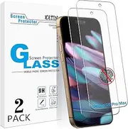 KATIN 2 Pack Matte Screen Protector for iPhone 16 Pro Max 6.9 Inch Tempered Glass Flim, Anti-Glare, Anti-Fingerprint, Bubble Free
