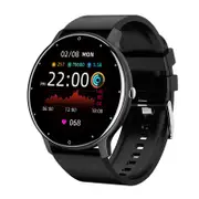 Smart Watch Men Full Touch Screen Sport Fitness Watch IP67 Waterproof Bluetooth For Android ios smartwatch Men - Black