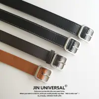 在飛比找蝦皮購物優惠-【JIN】現貨！JIN UNIVERSAL 質感十孔方釦皮帶