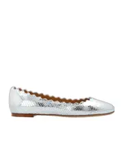 Chloé Lauren Ballet Flats 35,36,37,39 White