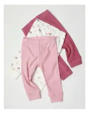 [Sprout] Newborn Knit Rib Legging Pack in Assorted