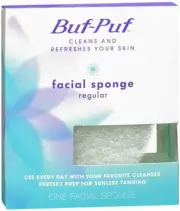 Buf Puf Facial Sponge Regular Soft Smooth Cleans & Refreshes Skin 1ct Pack of 12