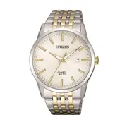 Citizen Men's Two Tone Stainless Steel Watch Model BI5006-81P Date Silver & Gold 4974374276858
