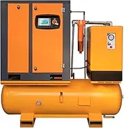20HP All In One Air Compressor 15kw 81CFM/120PSI/415V/50Hz/3-Phase With Gas Tank And Refrigerated Dryer Rotary Screw Air Compressor