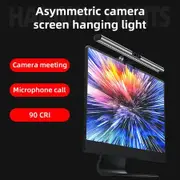 LED Desk Lamp Dimmable Office Computer Screenbar Eye-caring Table Lamp For Study Reading Screen Monitor Hanging Light Bar with Camera and mic
