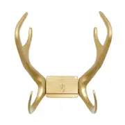 Garden Glory Reindeer Wall Mounted Water Hose Holder Hanger Reel Rack Gold
