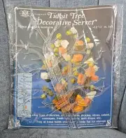Vintage Gumdrop Tidbit Clear Tree Decorative Server NEW