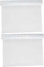 DOITOOL Crafts Transfer Film Tape 2 Rolls Self-Adhesive Grid Transfer Membrane Easy to Use
